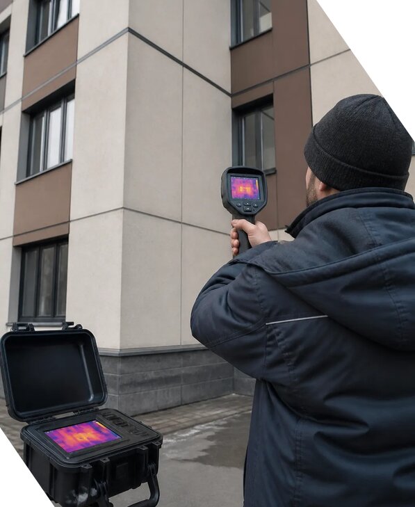 Тепловизионное обследование зданий и сооружений в Карталах